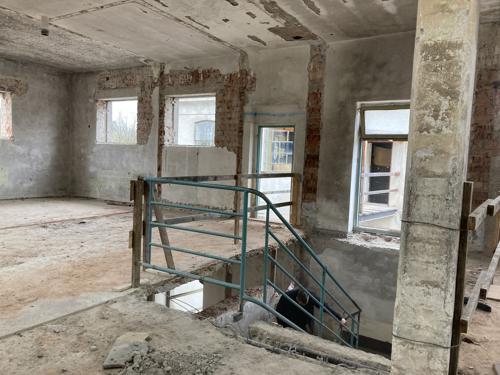 Muzeum starých strojů a technologií, rok 2021 - začátek rekonstrukce